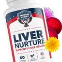 Liver Nurture - Liver Supplement Formula with Milk Thistle, Artichoke, Dandelion, Beet Root, Turmeric & More - Liver Support Supplements - 60 Capsules, Exp 01/2028