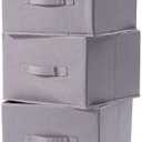 Urban Shop Drawer Organizer Storage Bins, 11.5" Lx8 Wx5 H, Set of 3, Grey