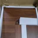 IOTXY 6-Tier L-Shaped Corner Bookshelf - 66" Tall Wooden Freestanding Bookcase with Open Shelf Units, Walnut