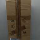 Bathroom Vanity Light Fixtures, 4-Light Vintage Matte Black Vanity Lights with Crystal Glass Shades, Farmhouse Bathroom Lighting Fixtures Over Mirror for Bathroom Bedroom Hallway