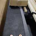 Yaheetech Full Bed Frame Upholstered Platform Bed with Wing Side Tufted Headboard/Sturdy Wooden Slat Support/No Box Spring Needed/Mattress Foundation, Dark Gray Full Bed