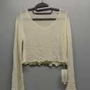 BSUBSEACH, Sweater, Skirt, Color Beige, Size S