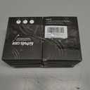 6 x R-fun for AirPods 3 Case Cover with Lock & Cleaning Kit, Keychain, Magnetic Lid, Compatible with AirPods 3rd Generation 2021 Protective Case, Support Wireless Charging, Black