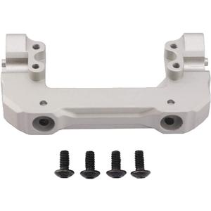 Aluminium Alloy Front Bumper Mount Servo Bracket for 1/10 Axial SCX10 III AXI03007 RC Crawler Car (Titanium)