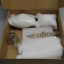 Colingmill Vintage Silver Christmas Mercury Glass Ornament Set 7.87 Inch Glass Finial Ornaments 3.15 Inch Hanging Balls for Christmas Tree Decorations Xmas Holiday Home Decor