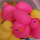 50Pcs Mini Rubber Duck Bath Toys, Multicolor Bath Ducks Bulk Float Duck Baby Bath Toy for Shower Birthday Party Favors Gift Classroom Summer Beach Pool Party Games