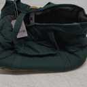 NoblePup Plush Dog Purse Carrier for Small Dogs, Soft Dog Tote Bag with Safety Harness Clip, Cozy Pet Carrier for Dogs Under 15 lbs, Comfortable Dog Shoulder Carrier for Travel, Green