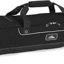 High Sierra Wheeled Ski Bag for Two Pairs of Skis, Black, One Size