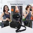 JJC Portable Carrying Case Pouch for Canon PowerShot V1 G7X III II, Sony ZV-1F ZV-1 II ZV1 RX100 VII, Olympus TG-7 TG-6 TG-5, GoPro Hero DJI Osmo Action Cameras, Travel Protective Bag with Neck Strap