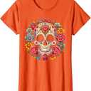 De Los Muertos Dead Sugar Skull Halloween Women Costume T-Shirt S