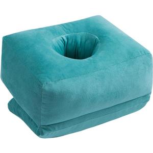 Desktop Sleeping Pillows Large Size, Travel Pillow Laying on The Table for Sleeping Soft Chest Protection Table Pillows (Lake Blue,L(11 * 9 * 8inch))