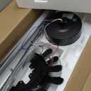 72 Inch Large Ceiling Fan with Remote, Indoor/Outdoor Industrial Ceiling Fan with Large LED Panel, Quiet Reversible DC Motor, 6-Speed, 3CCT, Black Ceiling Fans with Light for Patio, Livingroom, Garage