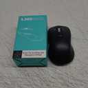 Wireless Bluetooth Mouse (USB + BT1 + BT2), Full Size, 4-Way Scrolling, Multi-Device Silent Mouse for Computer, Laptop, iPad, MacBook (Black)