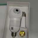 Luna Light Bulb Security Cameras Wireless Outdoor Indoor, 360 Pan Tilt, Color Night Vision, LED Bulb & Spotlight, 2.4GHz Wi-Fi 6, Porch Light Cameras for Home Security (2025 Upgrade Version)