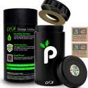 Prf Jar with Built-In Humidity & Temperature Monitor (Hygrometer)  Airtight 500ml UV-Proof Glass Storage Jar with Silicone Seal  Humidity Control  Includes 2 Boveda 62% (8g) Packs  by Hygenix