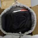 SARISUN Travel Pillows for Airplanes, Airplane Pillow for Long Flight, Airplane Head Strap with Eye Mask for Sleep, Travel Neck Pillow for Car Road Trip, 360 Support Headrest, Stop Bobblehead, Black