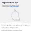 ResMed AirFit N30i Standard Frame - For Nasal CPAP Mask - Replacement CPAP Accessories - QuietAir Technology - Without Headgear - Wide Cushion