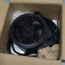 VCJ Greenhouse Heater with Thermostat, 1500W Outdoor Space Heater with Overheat Protection, 3S Quick Heat, 3 Modes Electric Space Heater for Patio, Garage, Porch, Home, Office, Grow Tent