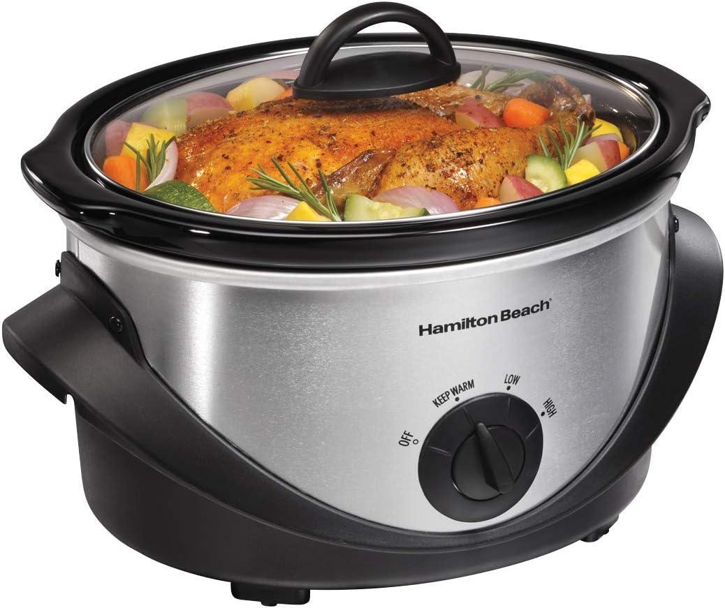 Hamilton Beach 33141 4-Quart Oval Slow Cooker