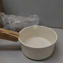 CAROTE 21Pcs Pots and Pans Set, Nonstick Cookware Sets, White Granite Induction Cookware Non Stick Cooking Set w/Frying Pans & Saucepans(PFOS, PFOA Free)