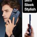 TORRAS Magnetic Designed for iPhone 13 Pro Max Case, [Military Grade Drop Tested] [Compatible with MagSafe] Shockproof Translucent Hard Back Soft Slim, Navy Blue