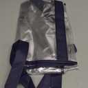 Windyun 1 Pack Large Poster Storage Bag 48" x 36" Bulletin Board Holder Art Portfolio Case PVC Art Portfolio Container Storage Box with Pocket for Classroom Teacher Organization (Blue)