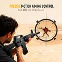 Professional FPS Motion Controller - Precision Aiming, Immersive Gunfight Experience, Compatible with PS4/PS5, Supports Mainstream FPS Games like Call of Duty and Battlefield, 10-Hr Runtime Authentic Feedback [playstation_4] (black)