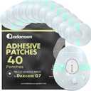 Adamson Dexcom G7 Over Patches Waterproof  40 Clear Adhesive Patches  Transparent CGM Covers No Glue on Sensor  Strong Hold  Hypoallergenic & Sweatproof