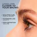 L'Oreal Paris Extensionist Waterproof Mascara, Lengthening, Volumizing, and Curling Formula For a Lash Extension Eye Makeup Look, Waterproof Black