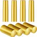 Blulu 120 Pcs Wine Sealer for Bottles PVC Heat Shrink Capsules Bottle Caps for Wine Making Cellars and Home Use (Gold)