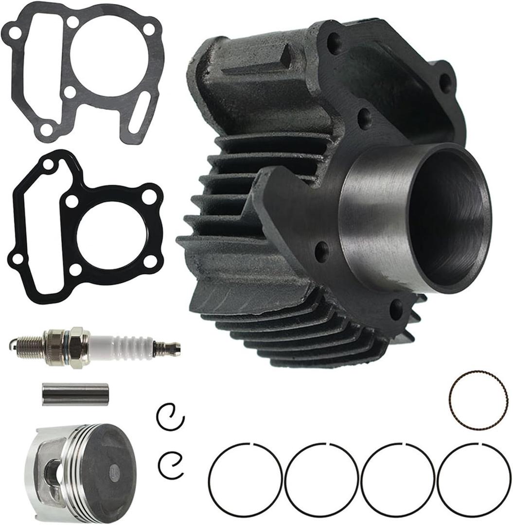 labwork Cylinder Piston Gasket Kit Replacement for Yamaha Moto 4 Raptor 80 Badger 80 Grizzly 80 Replacement for 22K-11311-02-00 22F-11351-01-00