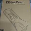 Pilates Board, Pilates Reformer Sets, Pilates Machine 15-in-1 Multifunctional Abdominal Board for Home Office Workout, Foldable Portable Ab Core Trainer Pilates Reformers Board for Women