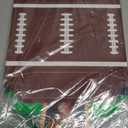 Gatherfun Football Party Supplies Kit for 36: Large Football Food Plates, Disposable Bowls,Food Trays - Ideal Football Party Decorations and Favors for Birthday and Tailgate Partie