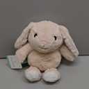 Best Pet Supplies Interactive Squeaky Dog Chew Toy, Ideal Dog Toys for Chewers, Small, Medium & Large Dogs, and Fetch Lovers - Bunny (Beige), Small