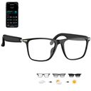 Giinova Ai Smart Glasses Bluetooth 5.4 with Translation for Men Women 160+Languages ColorChange Lens Chat GPT Assistant Free App Translator Glasses Meeting,Driver,Travel