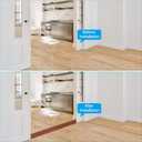 PATIKIL Self Adhesive Floor Transition Strip 10 ft x 3" Vinyl Flat Divider Flooring for Joining Floor Gaps Carpet Transition Floor Tiles, Walnut