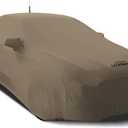 Coverking Custom Fit Exterior Car Cover Designed for Select Audi R8 Model Vehicles: Satin Stretch Fabric, Tan