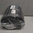 Nuanchu 8 in x 20 ft Recycled Rubber Walkway, Black Rubber Mulch Mat Roll