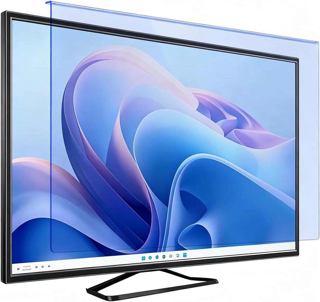 24'' Inch Screen Protector for Monitor 16:9 Aspect Ratio Hanging Removable Screen Protector for Computer Monitor, Anti Glare Blue Light Filter, Eye Protection (24 inch 16:9/16:10)