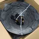 Landscape Edging Garden Border 100ft x 2in, 180 Stakes, Black