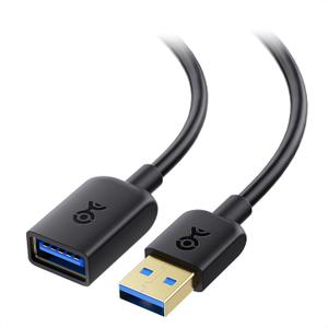 Cable Matters 5Gbps USB Extension Cable - 6ft, USB 3.0 Extension Cable, Male to Female USB3.0 Extender, Compatible with Webcam, VR Headset, Printer, Hard Drive, Black