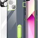 AICase for iPhone 13 Mini Case Built-in Kickstand with Glass Screen Protector+Camera Lens,Heavy Duty Drop Protection Full Body Rugged Shockproof Military Protective Tough Durable Cover_7