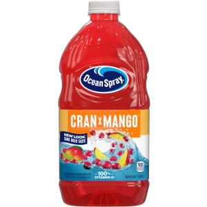 Ocean Spray Cran-Mango Juice Drink, 64 Ounce Bottle (Pack of 8)  EXP. 07/06/2026