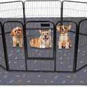 Sunheir Washable Pee Pads for Dogs 72"x72", Extra Large Reusable Puppy Pads Pet Training Pads for Dog Playpen, Waterproof Pee Pads for Puppy Playpen, Whelping Pad, Dog Playpen Indoor - Deep Grey (72x72 Inch (Pack of 1))