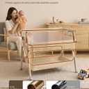 3-in-1 Baby Bassinet Bedside Sleeper Baby Crib for Newborn to 12 Months