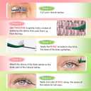KEYYOU Venus Lash Clusters Kit Fairy Lash Extension Kit C Curl 120Pcs Eyelash Extension Wispy Natural Invisible Band with Waterproof DIY at Home(Venus-C-8-16MIX)