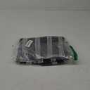 PRETTYGARDEN Women's Summer Bodycon Sundresses Casual Midi Sleeveless Hollow Out Knit Side Slit Striped Long Tank Dress (Large, Black)