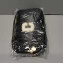 3 x Graduation Gifts for Him - Crossbody Bag for Men, Sling Bag / Waist Pack for Travel & Sports, Initial White L, Black