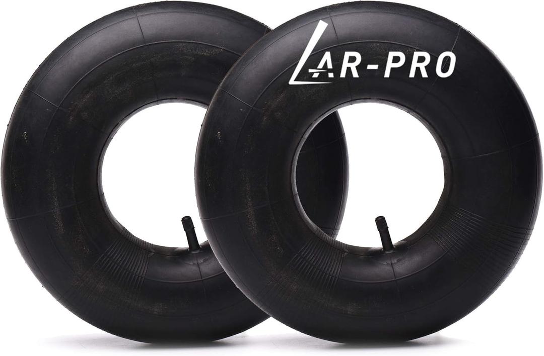 (2-Pack) AR-PRO 15x6.00-6" Inner Tubes with TR-13 Straight Valve Stem - Replacement Lawn Mower Tire Tubes with TR13 Straight Valve Stem - Suitable for Yard Tractors, Wheelbarrows, ATVs, and More