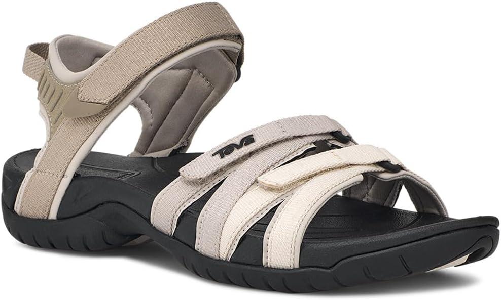 Teva Women's Tirra Sandal, Black/Birch Multi, 8.5